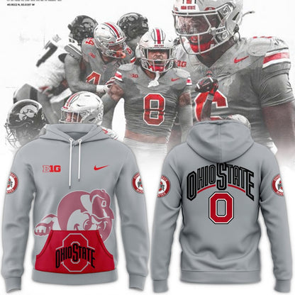 Men’s Ohio State Buckeyes Gray Game Hoodie