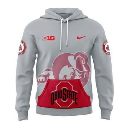 Men’s Ohio State Buckeyes Gray Game Hoodie