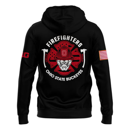 Ohio State Buckeyes x Firefighter Appreciation Night Premium Limited Pullover Hoodie