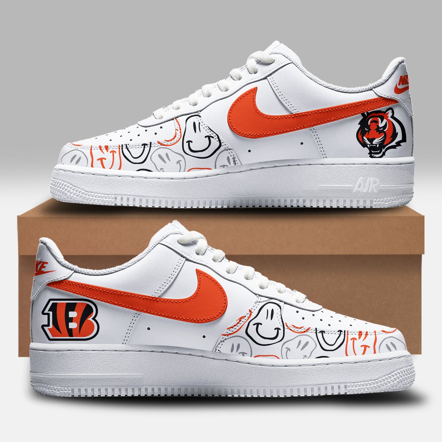 Special New Cincinnati Bengals Smile Sneakers