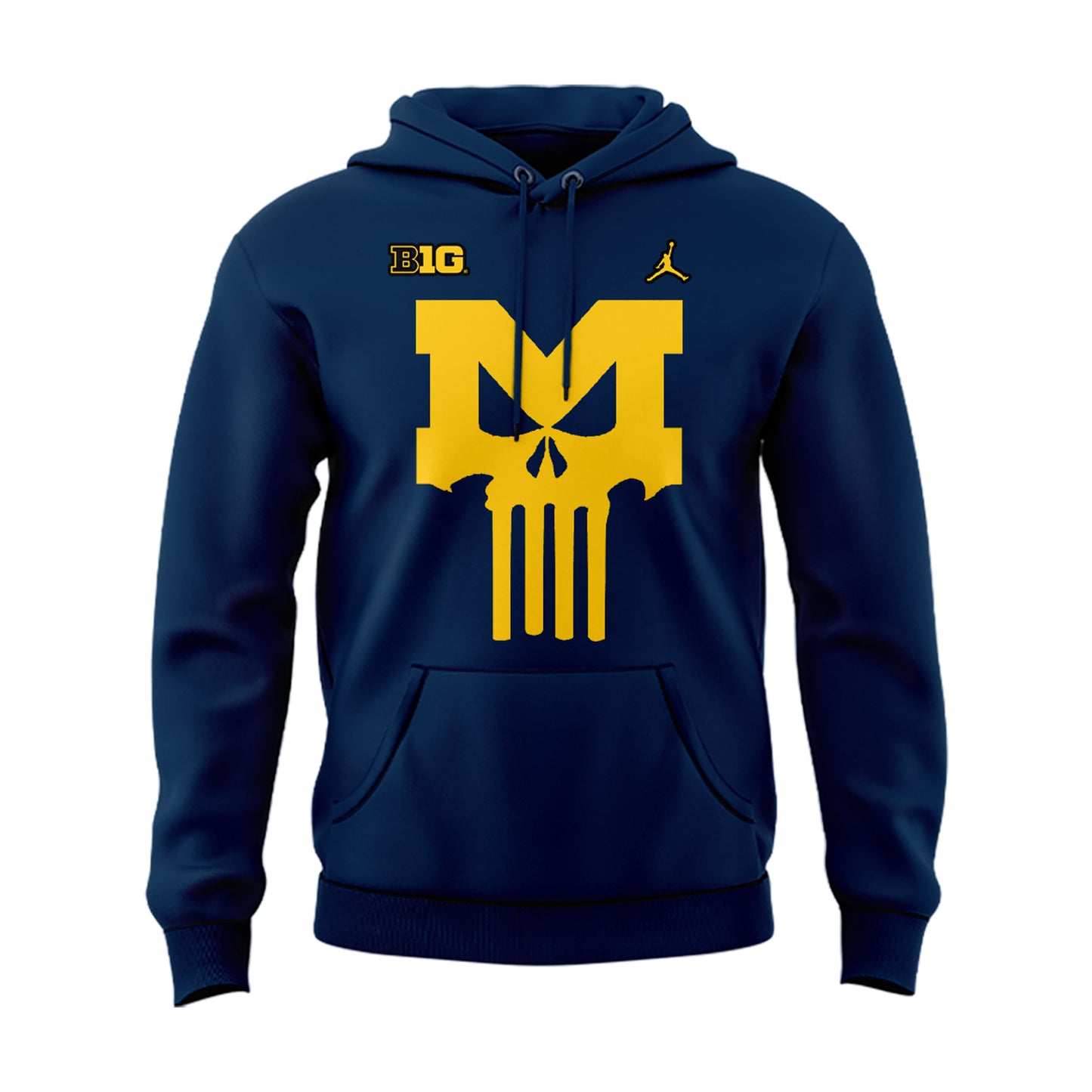 Special Punisher Michigan Wolverines Football Hoodie