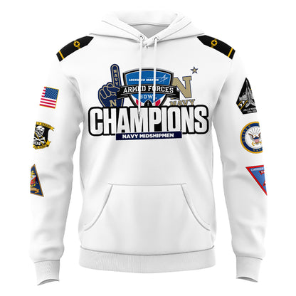 Special Armed Forces Bowl Hoodie Navy Midshipmen Hoodie