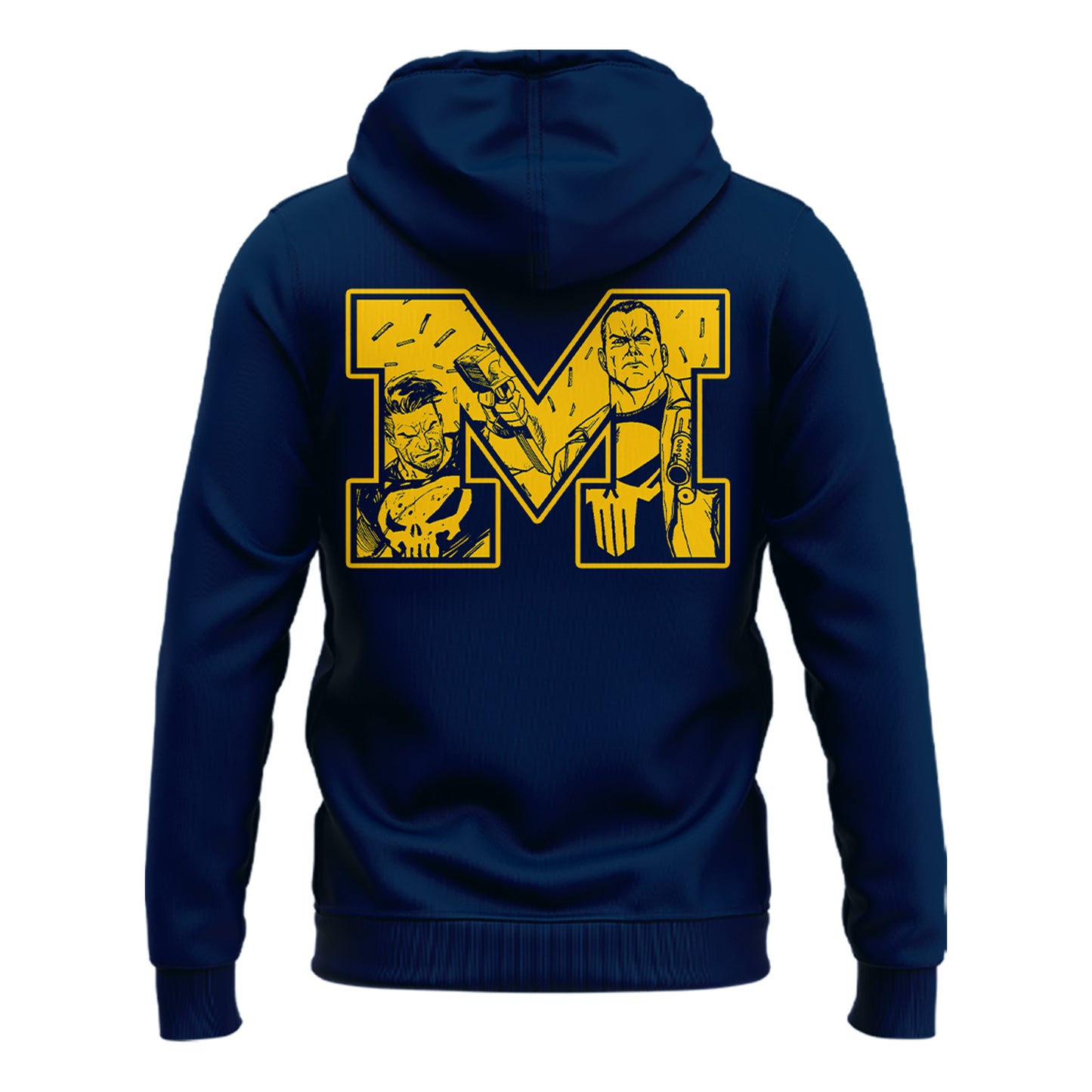 Special Punisher Michigan Wolverines Football Hoodie