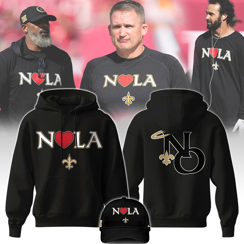 New Orleans Saints NFL x NOLA Limited Edition Hoodie 2025