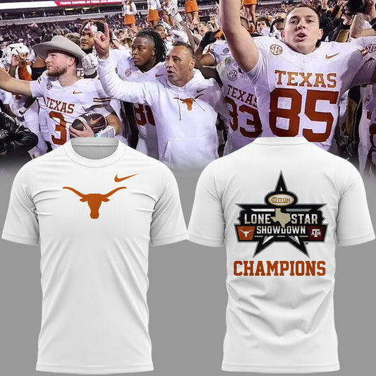 Limited Edition 2024 Lone Star Showdown TEXAS LONGHORNS Tshirt