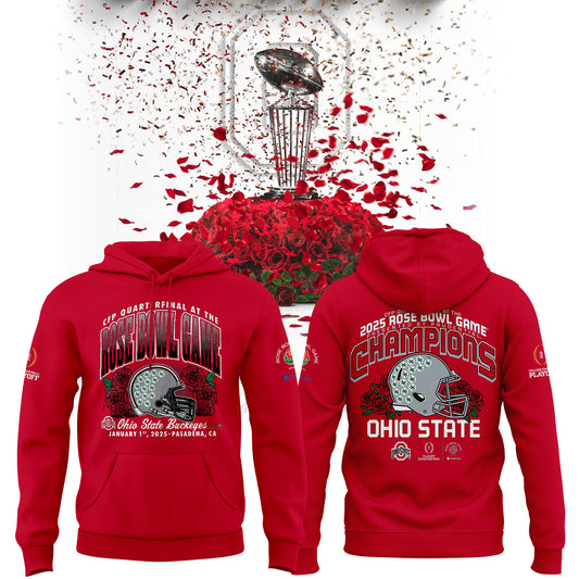 Limited Edition Ohio State Buckeyes College Football Playoff 2025 Rose Bowl Champions