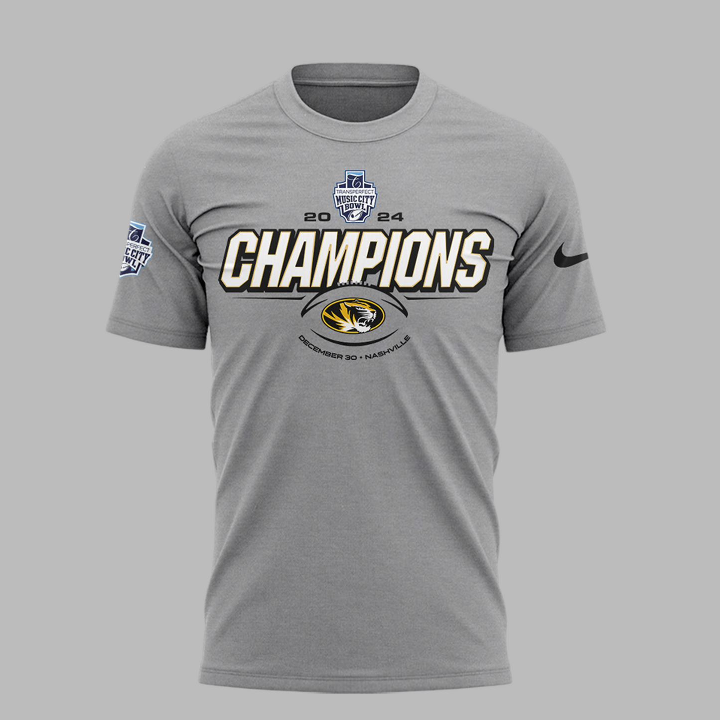 Missouri Tigers NCAA Music City Bowl Champions Limited Edition Tshirt 2025