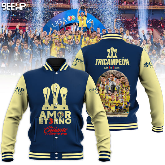 🏆🏆🏆 𝐀𝐌𝐎𝐑 𝐄𝐓𝟑𝐑𝐍𝐎 Grand3sDeCorazón Club América Bomber jacket