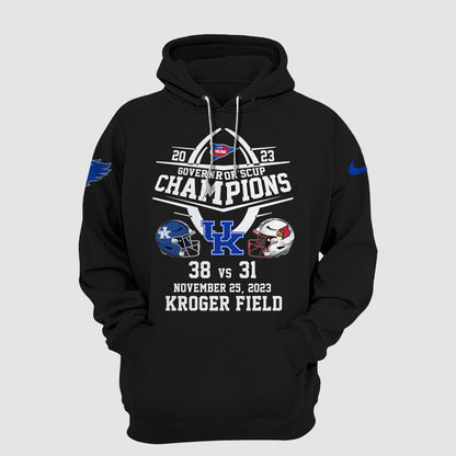 Limited edition Kentucky Wildcats Governor’s Cup Champions Football Hoodie