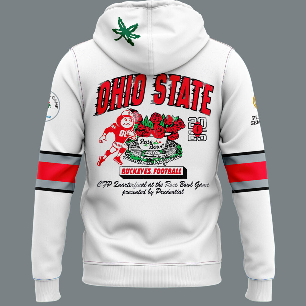 Ohio State Buckeyes Rose Bowl Game 2025 Hoodie