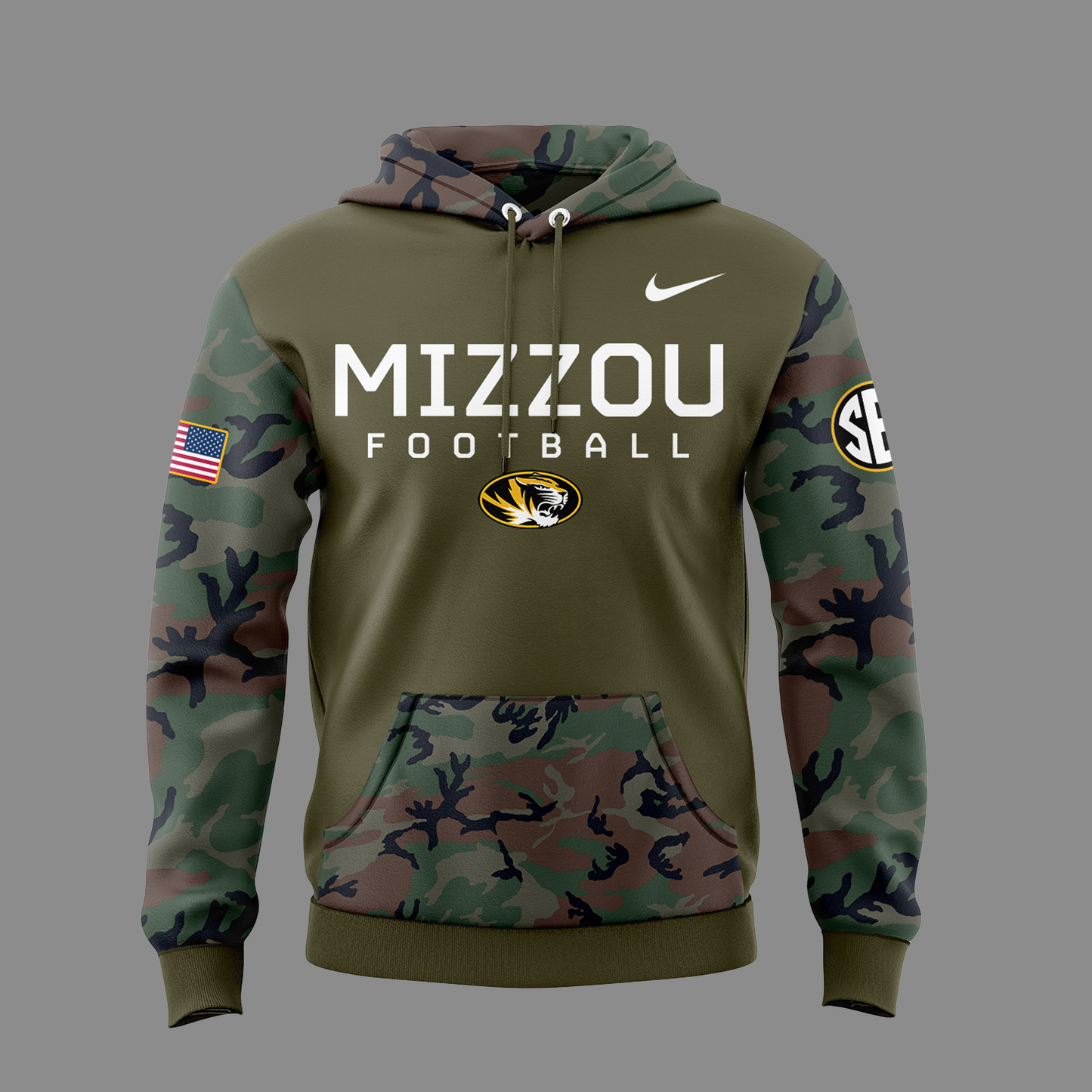 Limited Edition 2024 Military Appreciation Missouri Tigers football Hoodie