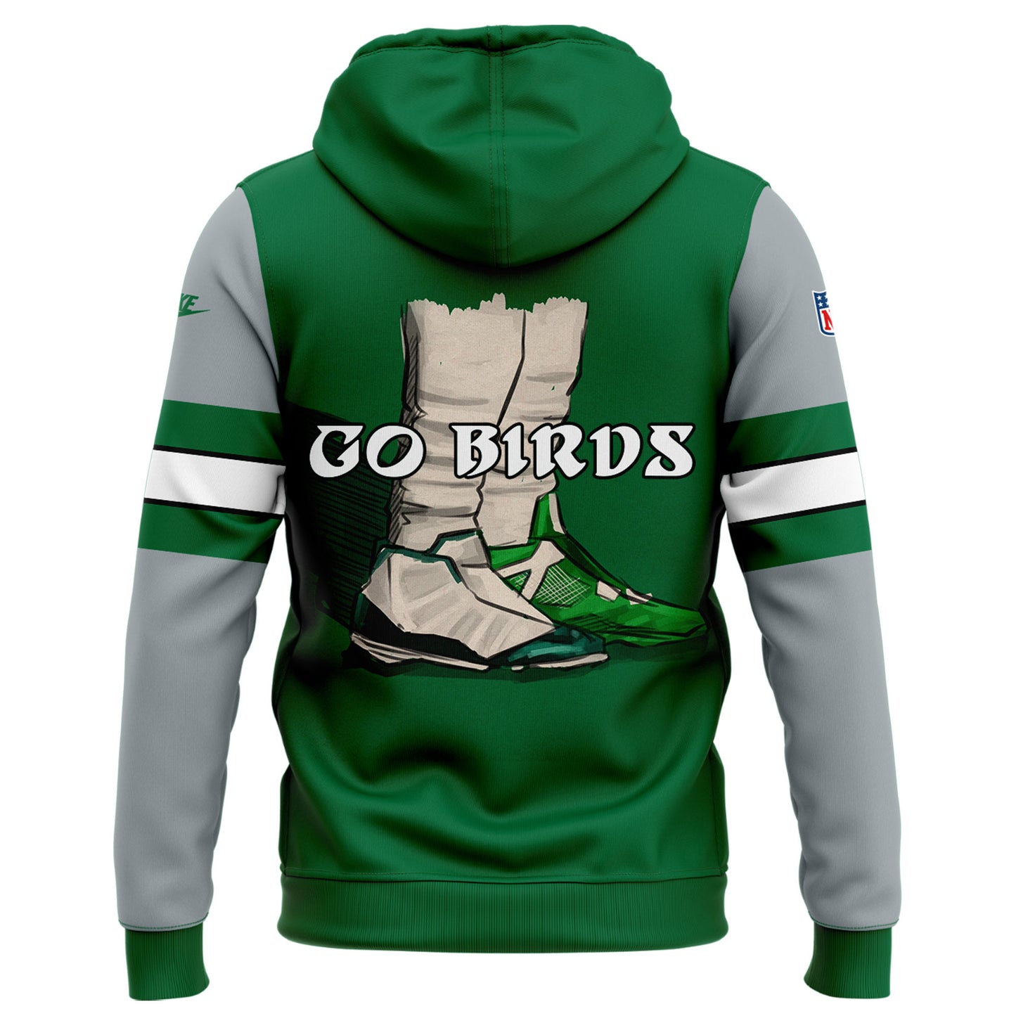 Philadelphia Eagles “Two Shoes” Throwback Hoodie 2024