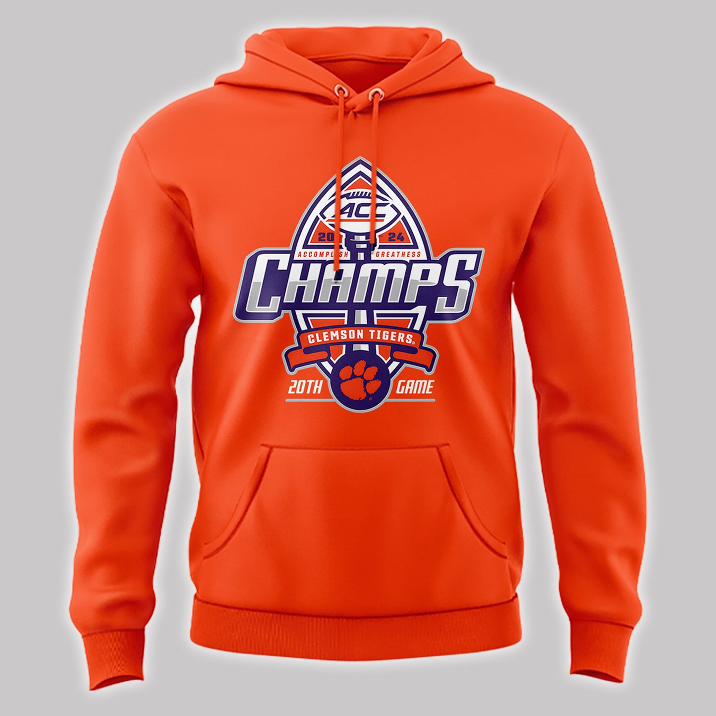 Special 2024 ACC Football Conference Champions Clemson Tigers Football Hoodie