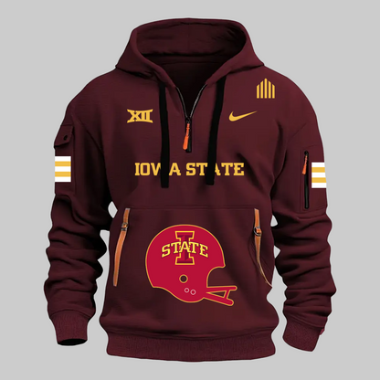 Iowa State Football 2024 Limited Edition New Half Zip Hoodie