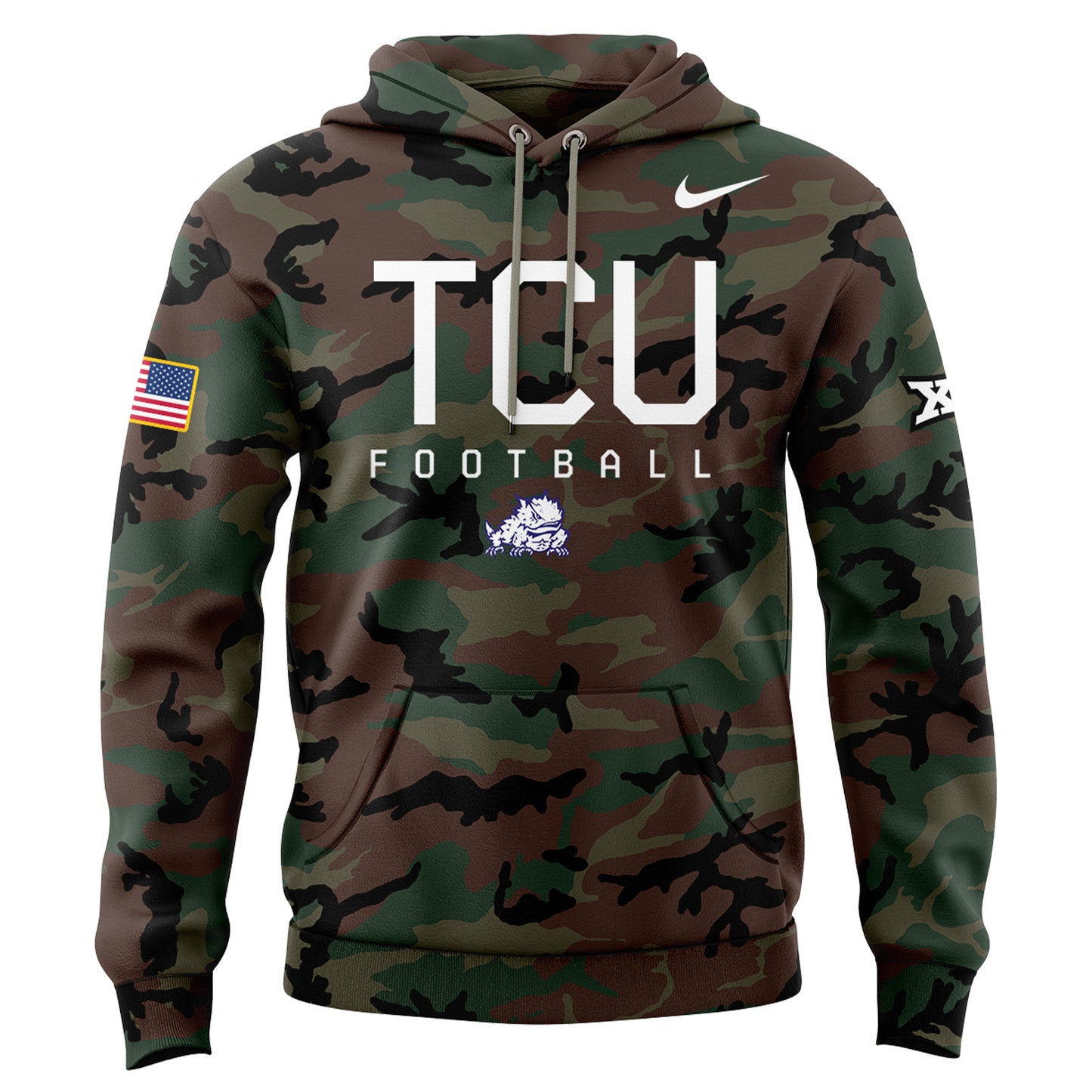 Limited Edition 2024 Military Appreciation TCU Football Hoodie