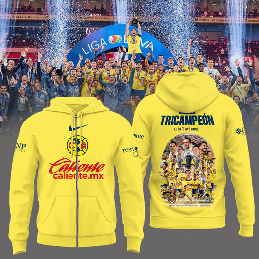 🏆🏆🏆  𝐀𝐌𝐎𝐑 𝐄𝐓𝟑𝐑𝐍𝐎 Grand3sDeCorazón Club América Zip Hoodie