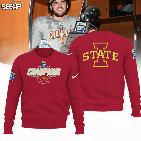 2024 Pop Tarts Bowl Champions Iowa State Football Limited Edition Sweatshirt