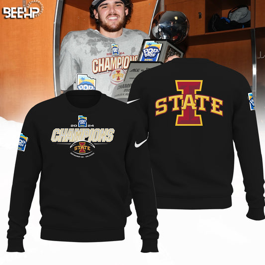 2024 Pop Tarts Bowl Champions Iowa State Football Limited Edition Sweatshirt