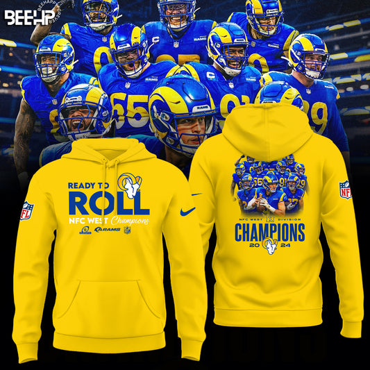 Los Angeles Rams 2024 NFC Playoff Premium Limited Pullover Hoodie