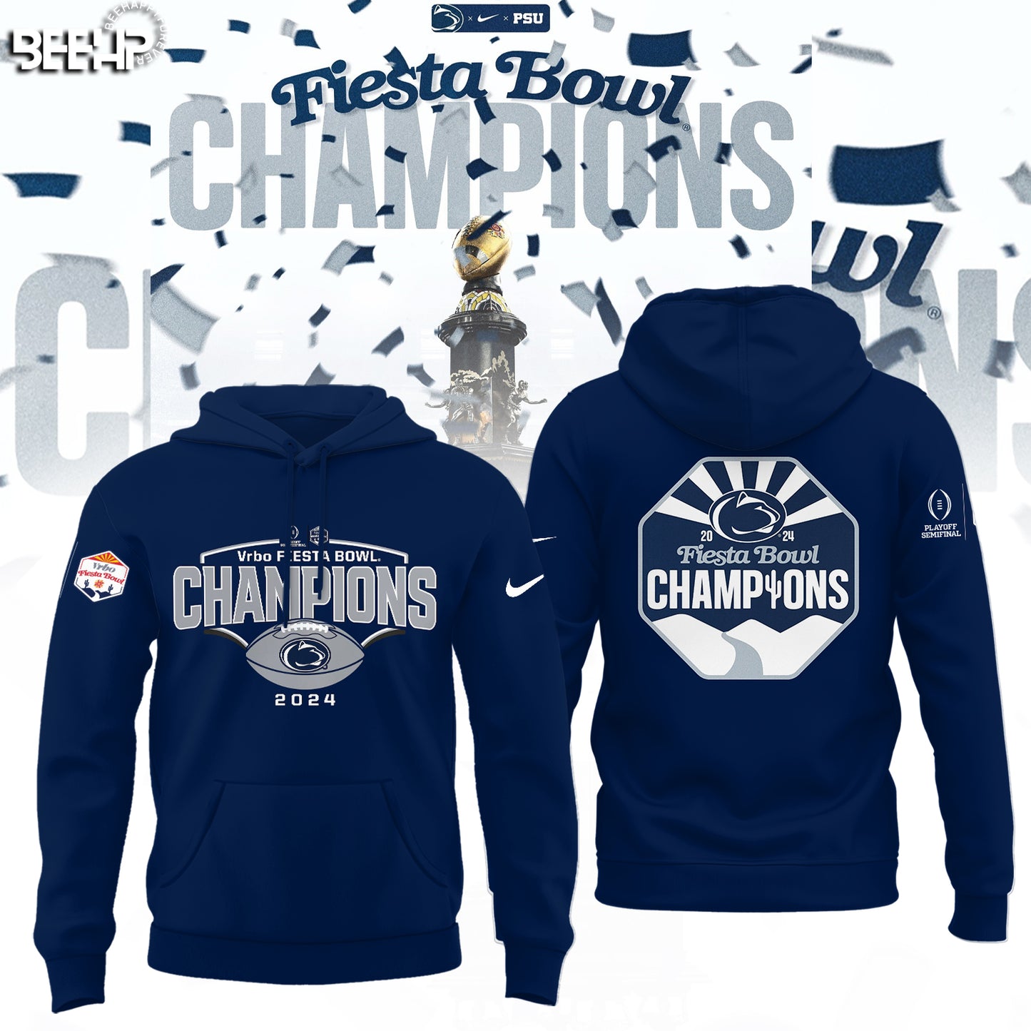 FIESTA BOWL CHAMPIONS! Penn State Football Hoodie