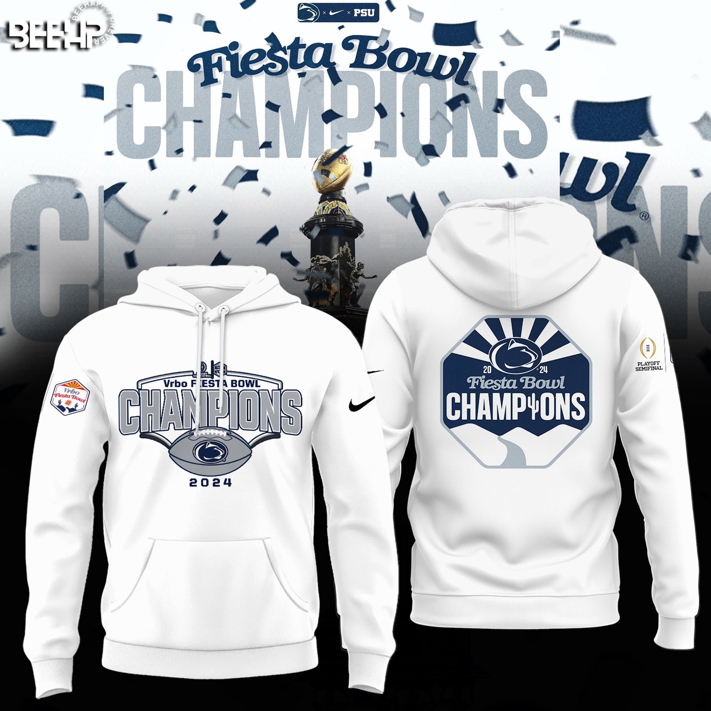 FIESTA BOWL CHAMPIONS! Penn State Football Hoodie