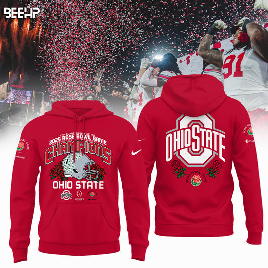 Special Rose Bowl Champions Ohio State Buckeyes Football Hoodie