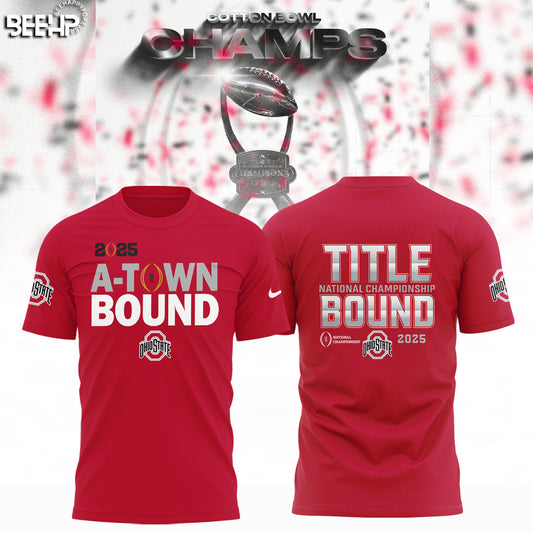 Ohio State Buckeyes College Football Playoff 2025 Cotton Bowl Champions Shirt