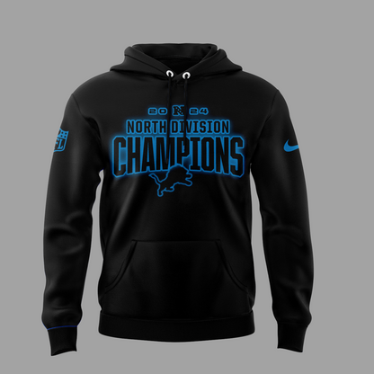 Limited Edition Detroit Lions Back-to-Back NFC North Champions Hoodie