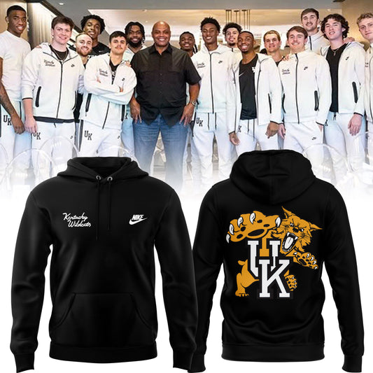 Special New Kentucky Wildcats All Black Basketball Hoodie