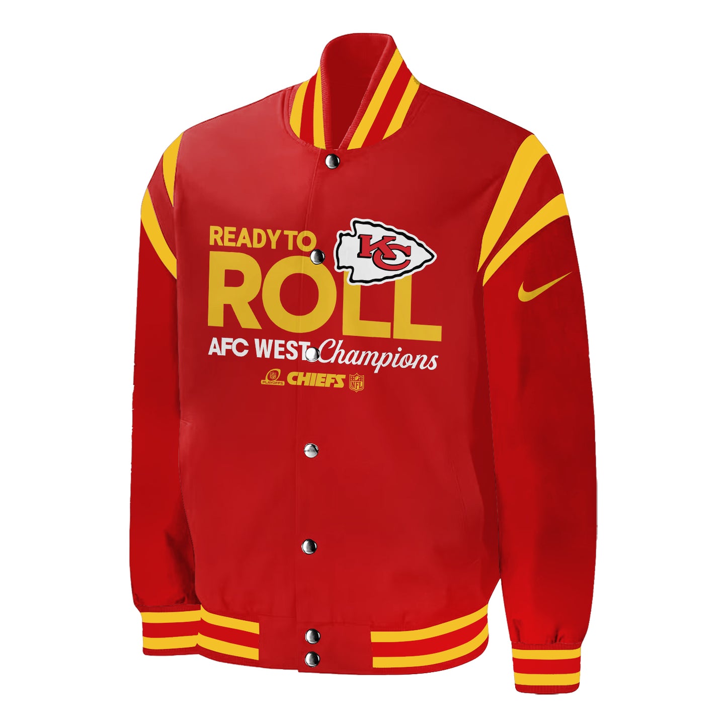 Limited Edition 2024 AFC West Division Champions Kansas City Chiefs Bomber Jacket