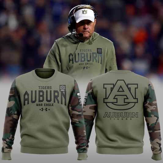 Limited Edition 2024 Military Appreciation Auburn Tigers football Sweatshirt