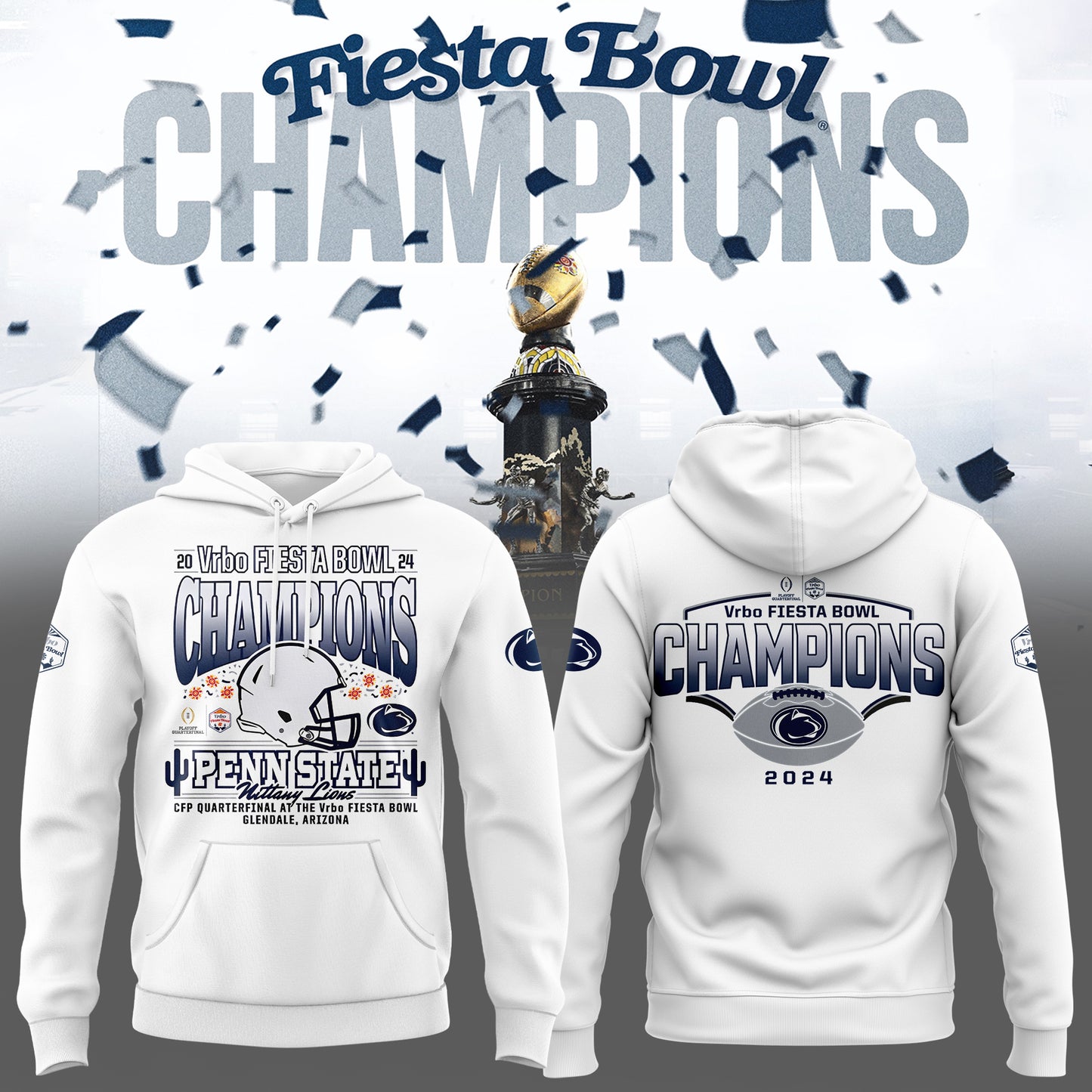 FIESTA BOWL CHAMPIONS! Penn State Football Hoodie