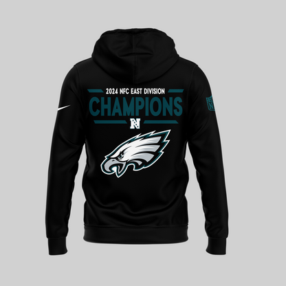 PHILADELPHIA EAGLES ARE 2024 NFC EAST CHAMPIONS Limited Edition Hoodie