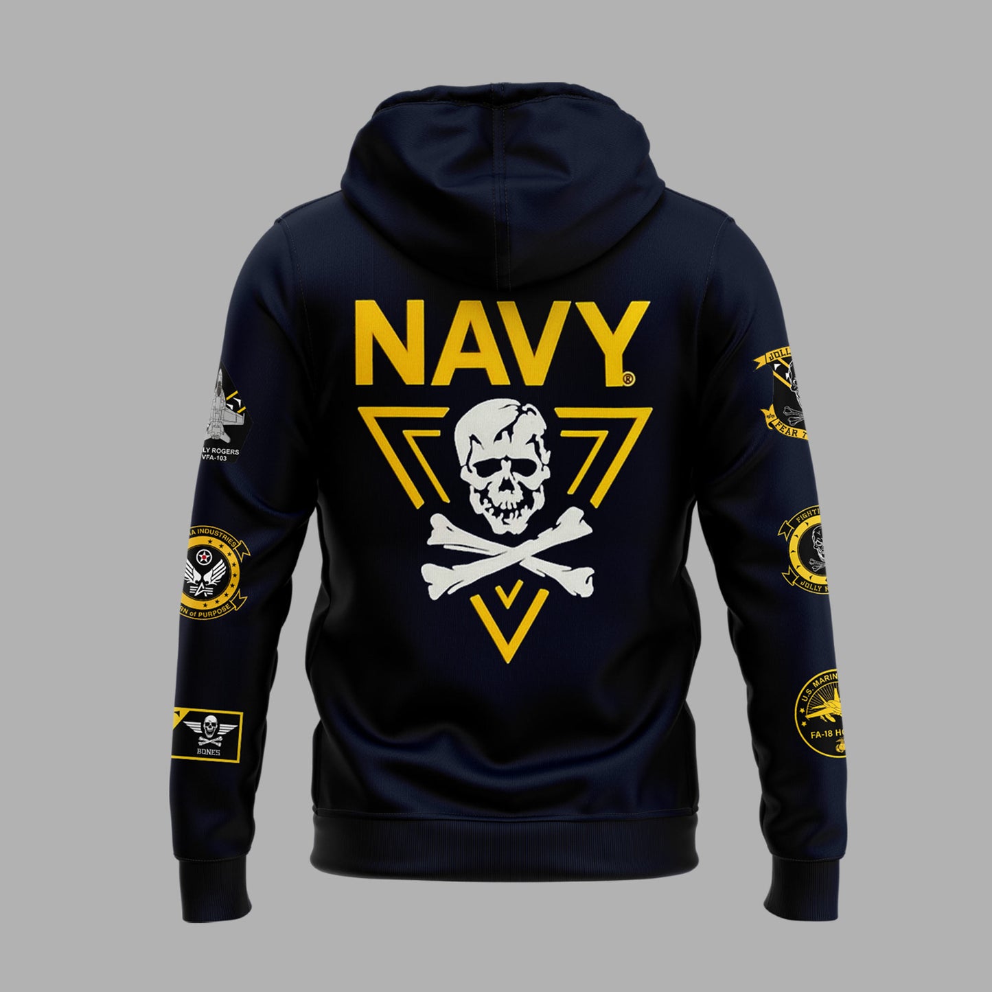 Special 2024 Commander-In-Chief’s Trophy Champions Navy Football Hoodie