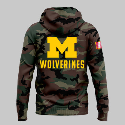 Special 2024 Military Appreciation Michigan Football 2024 Hoodie