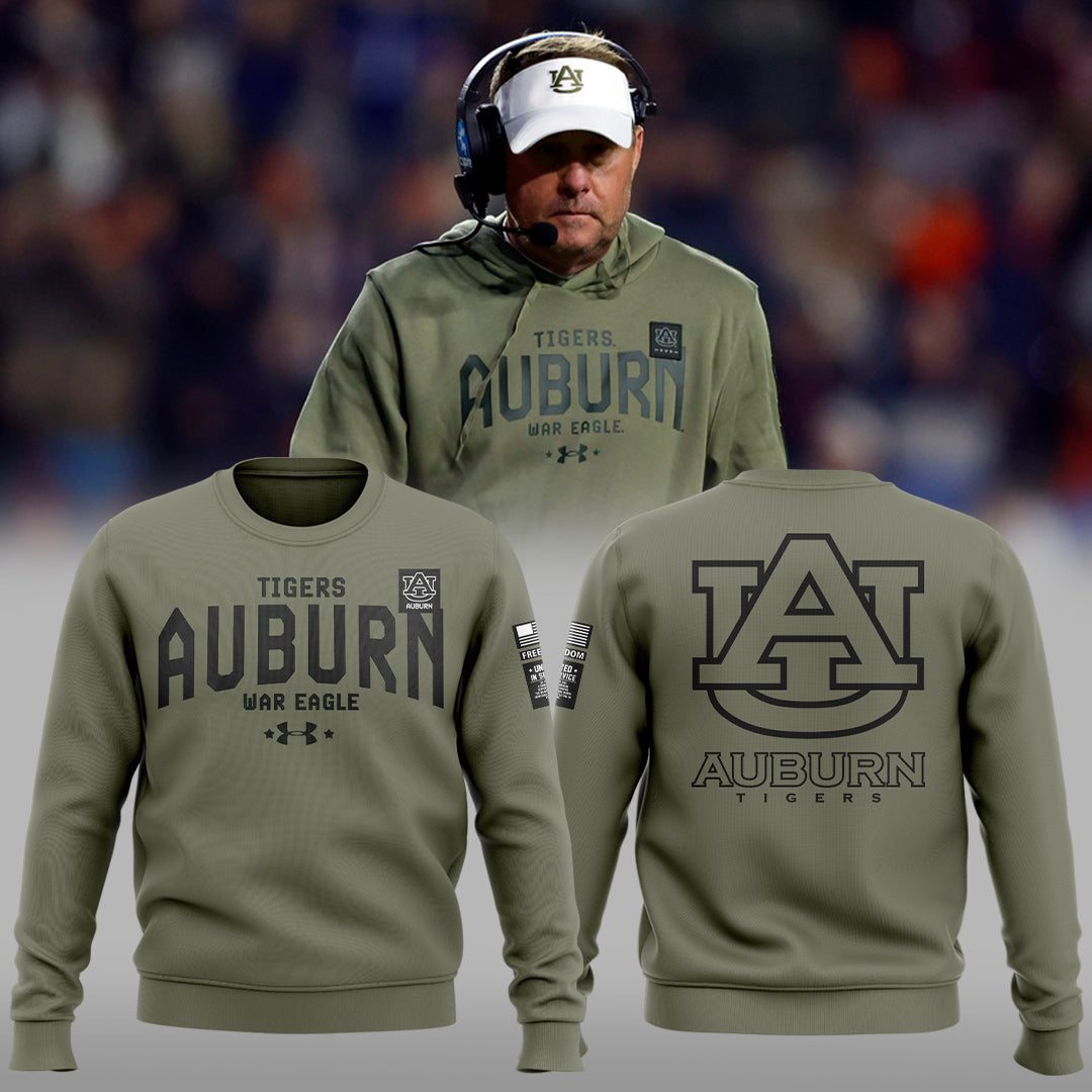 Limited Edition 2024 Military Appreciation Auburn Tigers football Sweatshirt