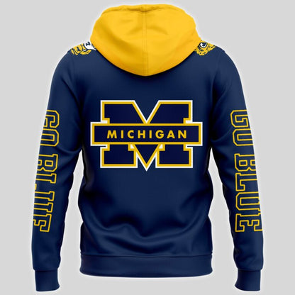 Limited_Michigan Wolverines football 2024 “Go Blue” Hoodie