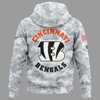 Limited Edition honoring our troops hoodie Cincinnati Bengals 2024