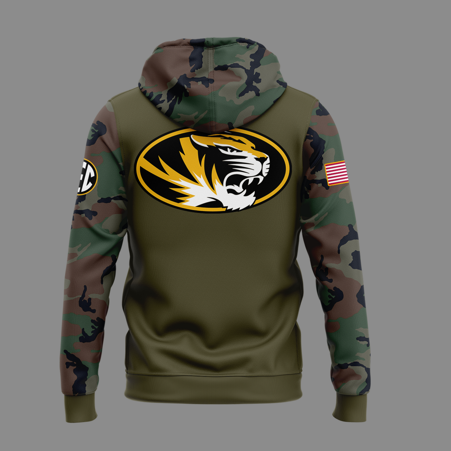 Limited Edition 2024 Military Appreciation Missouri Tigers football Hoodie