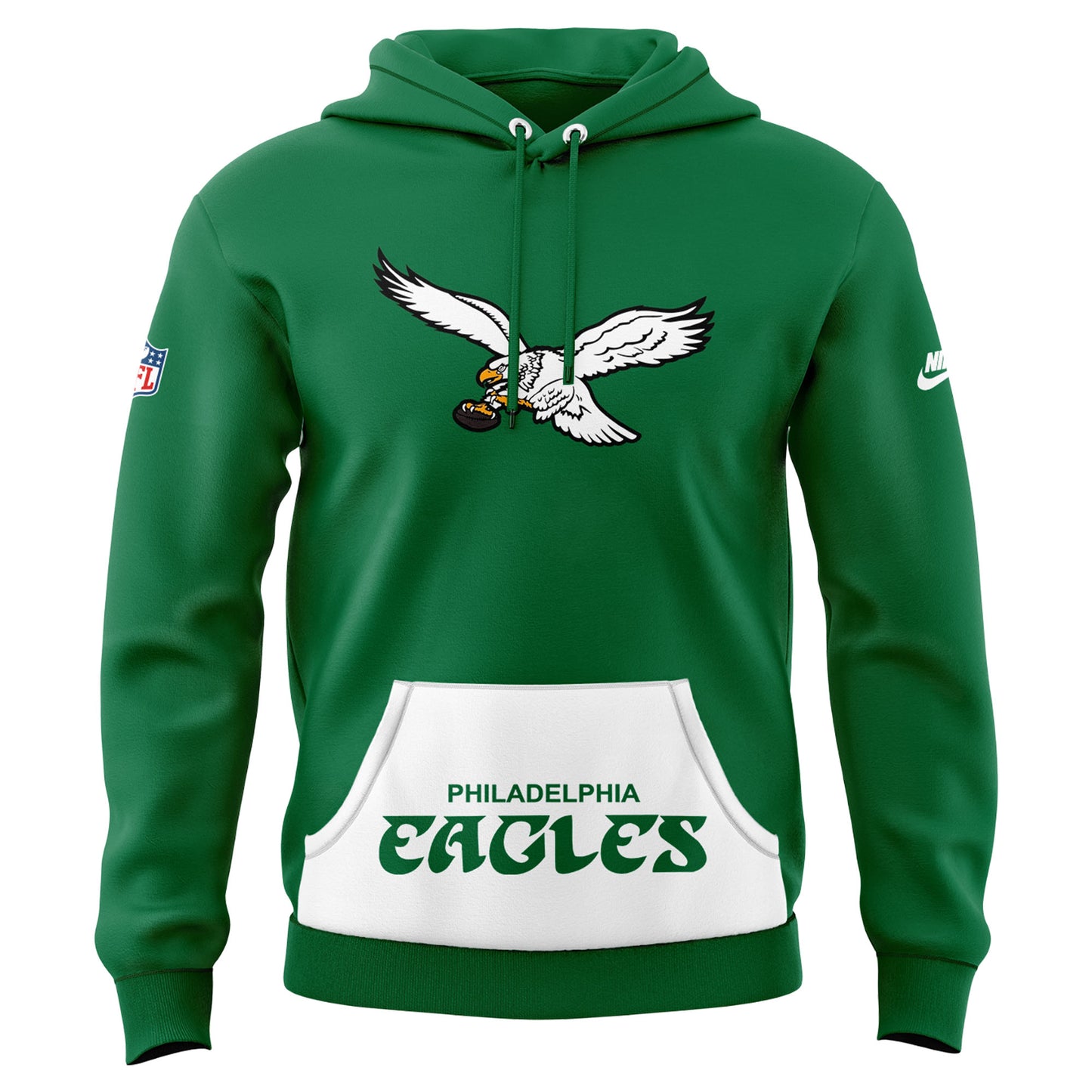 Philadelphia Eagles “Two Shoes” Throwback Hoodie 2024