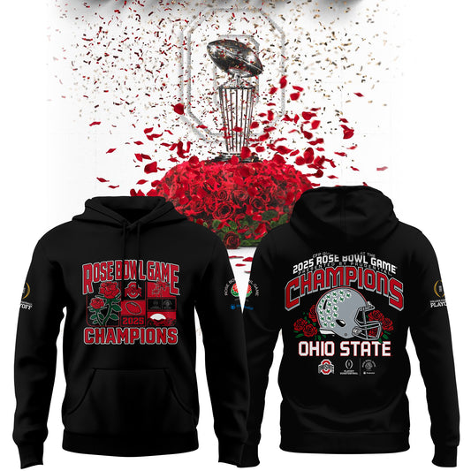 Limited Edition Ohio State Buckeyes College Football Playoff 2025 Rose Bowl Champions