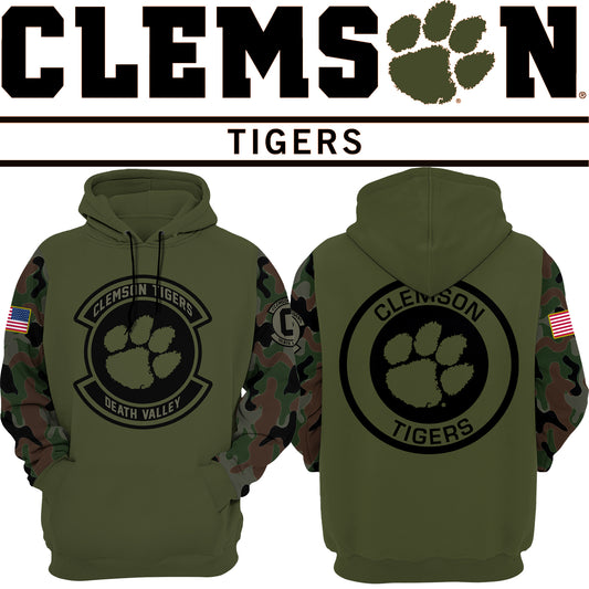 Clemson Tigers Football Team Veterans Hoodie Special Edition