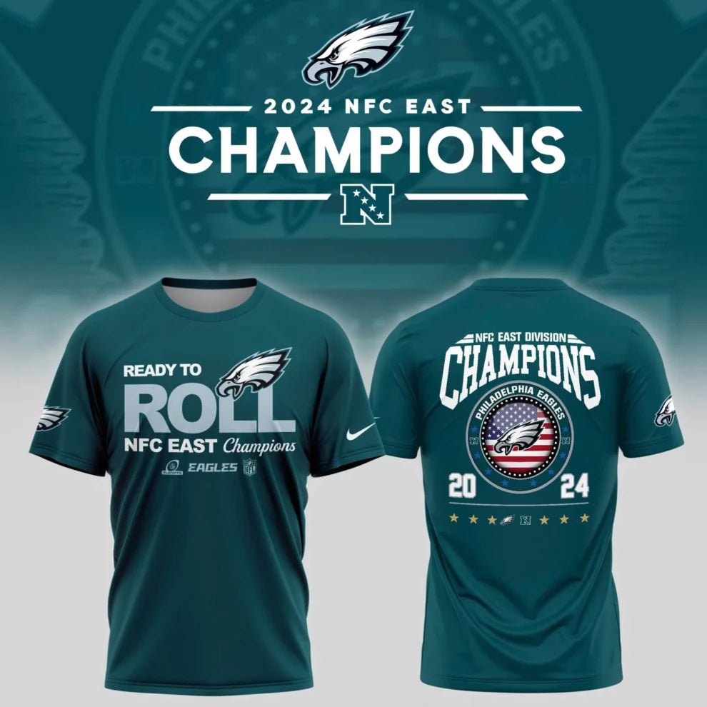 2024 NFC East Champions Philadelphia Eagles Limited T-Shirt