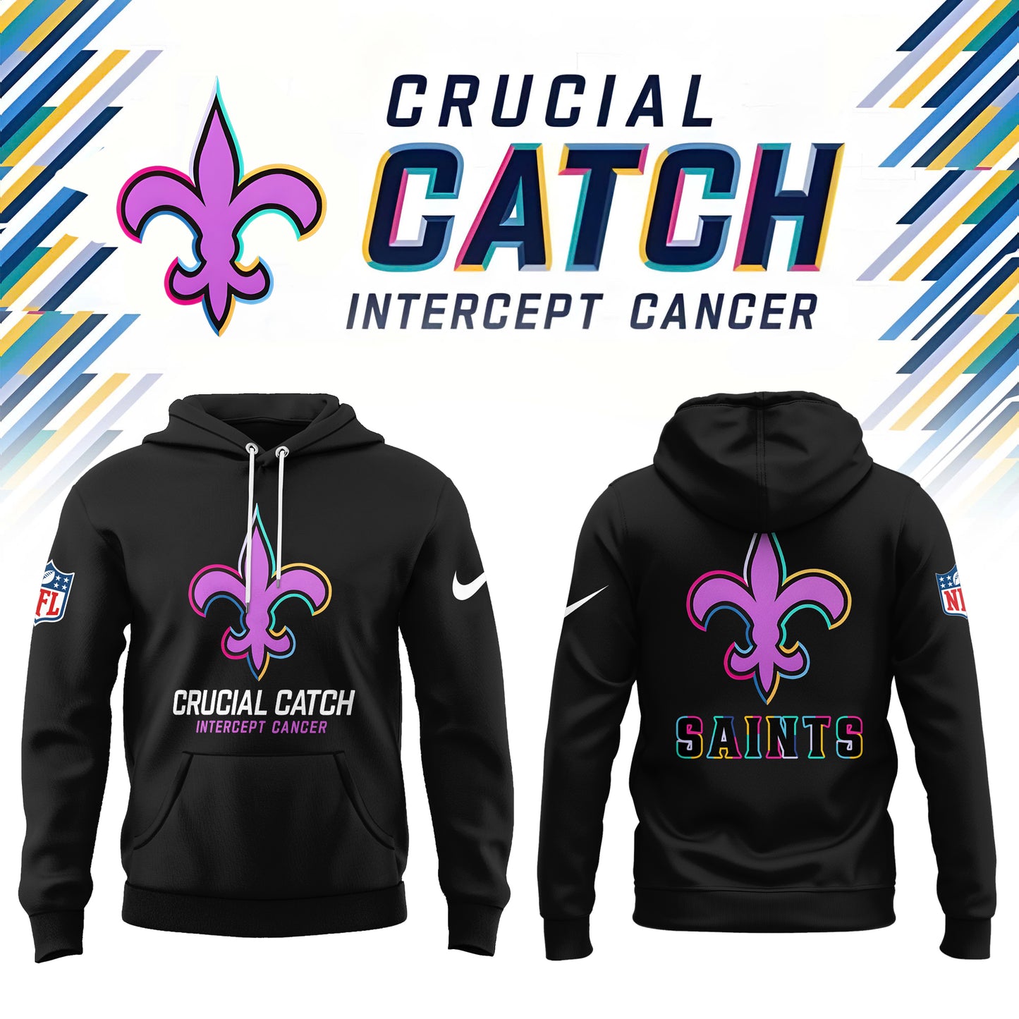 New Orleans Saints Crucial Catch Hoodie