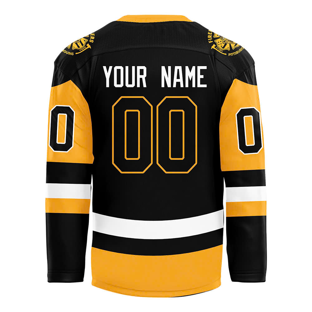 Pittsburgh Penguins x 2024 Firefighter Appreciation Night Premium Limited Personalized Jersey