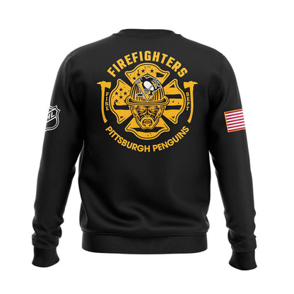 Pittsburgh Penguins x 2024 Firefighter Appreciation Night Premium Limited Sweatshirt