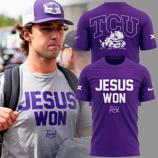 Limited Edition JESUS WON Gray TShirt 2024