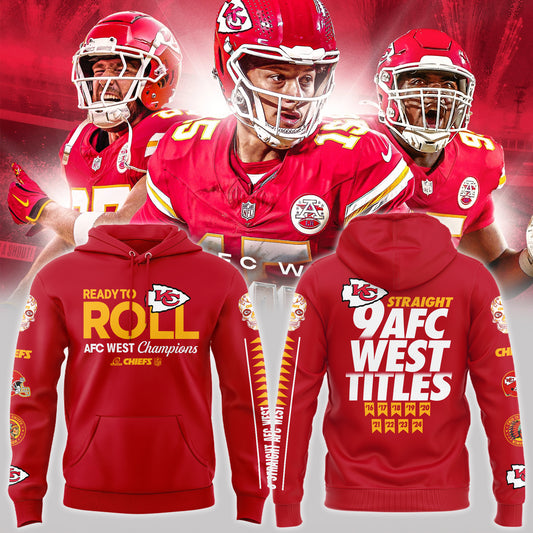 Special New AFC WEST CHAMPIONS Kansas City Chiefs Hoodie