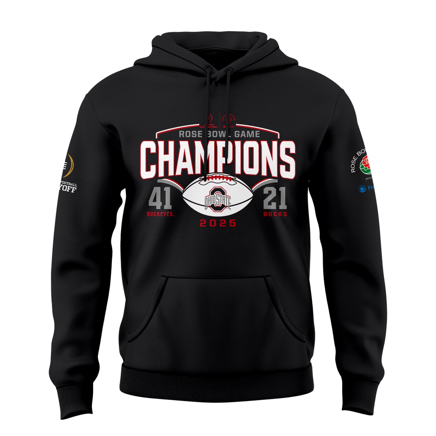 Limited Edition Ohio State Buckeyes College Football Playoff 2025 Rose Bowl Champions