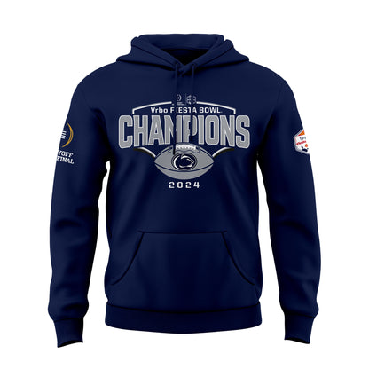 Limited Edition Penn State Nittany Lions College Football Playoff 2024 Fiesta Bowl Champions Hoodie